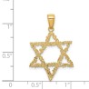 14k Yellow Gold Ornate Star of David Pendant | Jewelry | Judaica