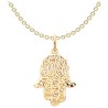 10k Yellow Gold Filigree Hamsa Pendant | Jewelry | Judaica