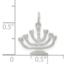 Sterling SIlver Temple Menorah Pendant | Jewelry | Judaica