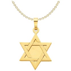 14k Yellow Gold Star of David Pendant | Jewelry | Judaica