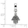 Sterling Silver Hamsa Dangle Bead | Jewelry | Judaica