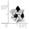 Sterling Silver Woven Star of David Bead | Jewelry | Judaica
