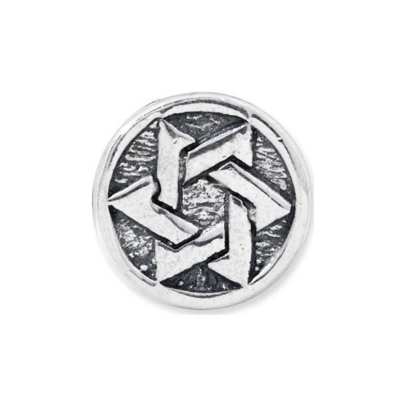 Sterling Silver Star of David Circle Bead | Jewelry | Judaica
