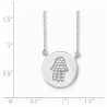 Sterling Silver Rhodium-Plated Hamsa CZ Necklace | Jewelry | Judaica
