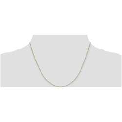14k Yellow Gold 18-Inch Cable Necklace Chain | Jewelry | Judaica