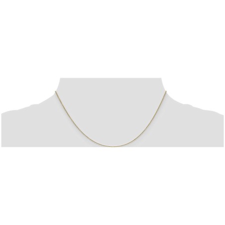 14k Yellow Gold 16-Inch Cable Necklace Chain | Jewelry | Judaica