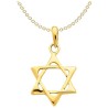 14k Yellow Gold High-Polish Classic Star of David  | Jewelry | Judaica