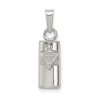 Sterling Silver Symbolic Mezuzah Pendant | Jewelry | Judaica