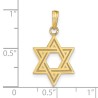 14k Yellow Gold Dotted Star of David Pendant | Jewelry | Judaica