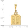 14k Yellow Gold Polished Torah with Star of David  | Jewelry | Judaica