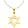 14k Yellow Gold Die-Struck Star of David Pendant | Jewelry | Judaica