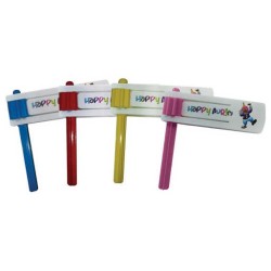 Colorful Plastic Purim Gragger | Purim | Judaica