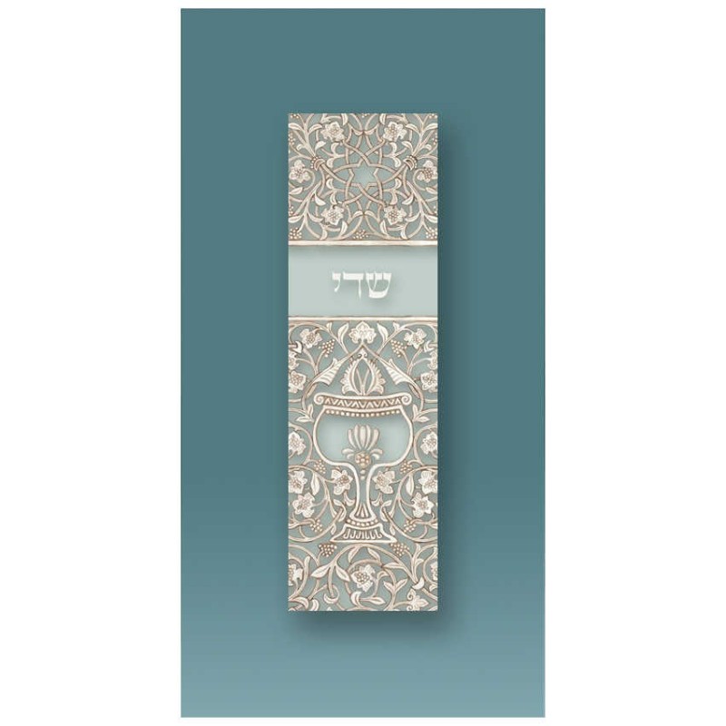 Opal Goblet Car Mezuzah Case By Mickie Caspi | Mezuzahs | Judaica