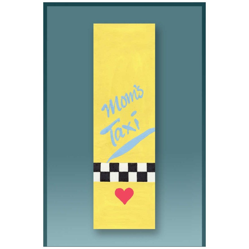 Moms Taxi Car Mezzuzah By Mickie Caspi | Mezuzahs | Judaica