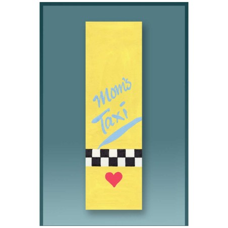 Moms Taxi Car Mezzuzah By Mickie Caspi | Mezuzahs | Judaica