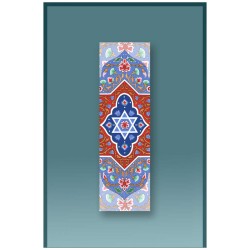 Small Arabesque Car Mezuzah Case By Mickie Caspi | Mezuzahs | Judaica
