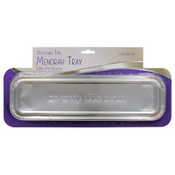 Foil Menorah Drip Tray - Long | Home Goods | Judaica