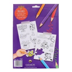 Hanukkah Color Your Own Magnet Art | All Judaica | Judaica
