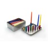 Magnetic Travel Menorah Kit With Candles | Hanukkah | Judaica