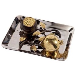 Golden Pomegranates Small Salt & Pepper Shakers Wi | Home Goods | Juda