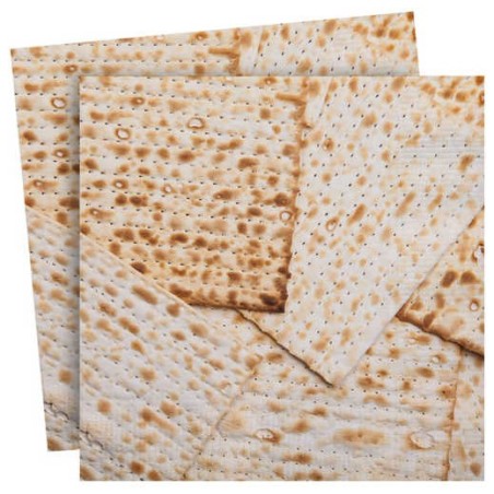 Matzah Design Passover Napkins - 20 Pack | All Judaica | Judaica