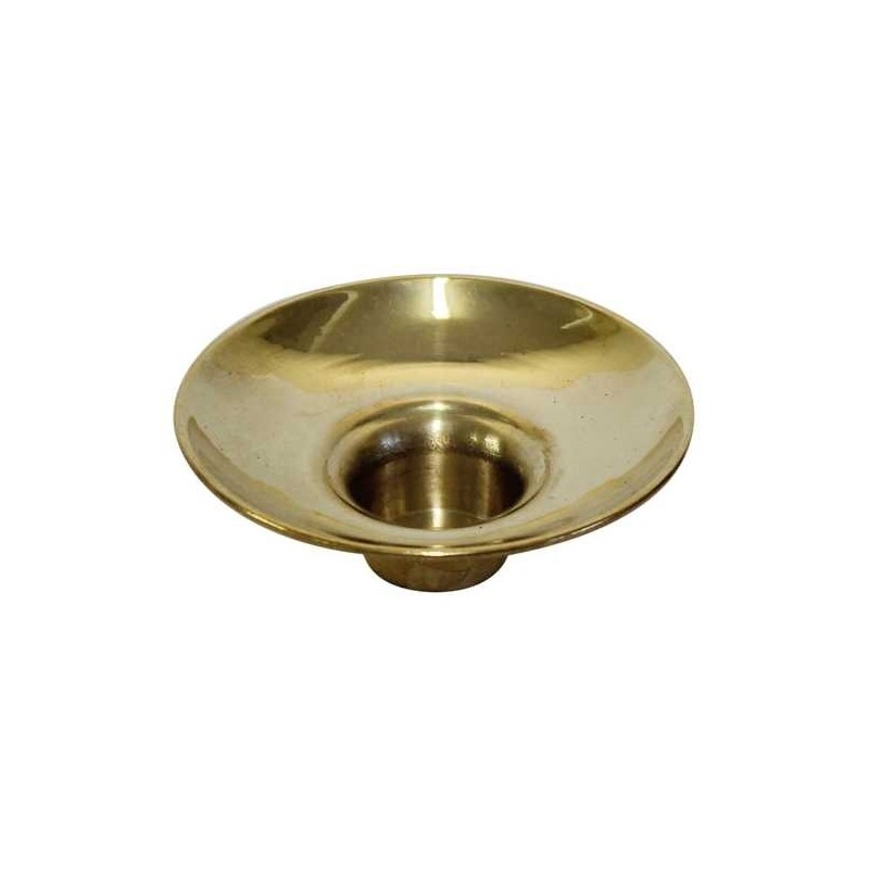 Brass Shabbat Candle Drip Cups - Pack of 12 | Candle Holders | Judaica