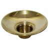 Brass Shabbat Candle Drip Cups - Pack of 12 | Candle Holders | Judaica