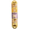 Gold and Purple Crystaled Hand Painted Floral Mezu | Mezuzahs | Judaic
