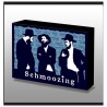 Hand Made 3 Jewish Hasids Schmoozing Wood Art Pane | Art | Judaica