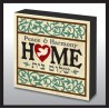 Hand Made Peace and Harmony Wood Wall Art | Art | Judaica