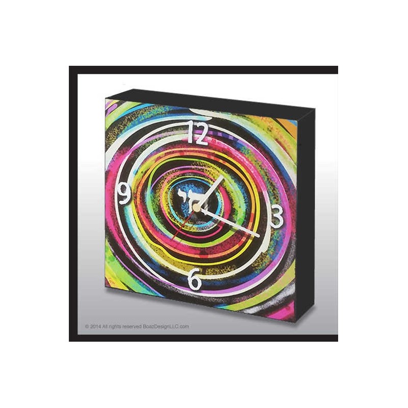 Hebrew Chai Analog Wall Clock | Home Goods | Judaica