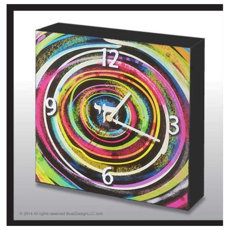 Hebrew Chai Analog Wall Clock | Home Goods | Judaica