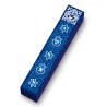 Blue Israel Wood Mezuzah Case | Mezuzahs | Judaica