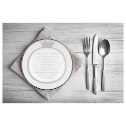 Rosh Hashanah Silver Simanim Card | All Judaica | Judaica