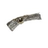 Jerusalem Pomegranate Silver Yemenite Shofar | Rosh Hashanah | Judaica