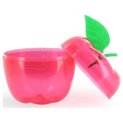 Plastic Red Apple Honey Pot | All Judaica | Judaica