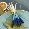 Premium Chanukah Candles - Blue, Light Blue & Whit | Hanukkah | Judaic