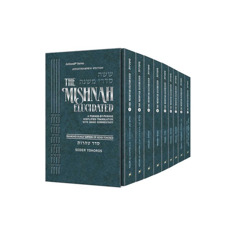 Mishnah Elucidated Tohoros Personal Size 9 Volume  | Books | Judaica