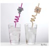 Set of 4 Passover Straws with Cups and Matzahs | Passover | Judaica