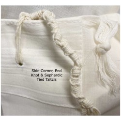 Classic Wool Non-Slip Wool Tallis with White Strip | Tallit/Tallis | J