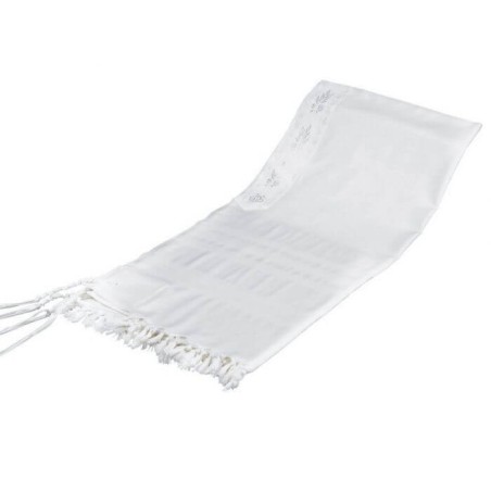 Lightweight Classic Non-Slip Wool Tallis with Whit | Tallit/Tallis | J