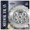 Silver Plated Seder Plate 12" | Passover | Judaica