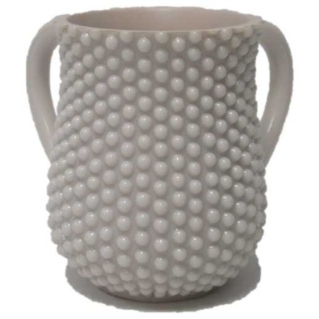 Pearled Washing Cup - Cream | Washing Cups | Judaica