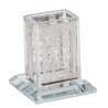 Crystal Havdallah Candle Holder - Beit Hamikdash D | Havdalah Sets & S