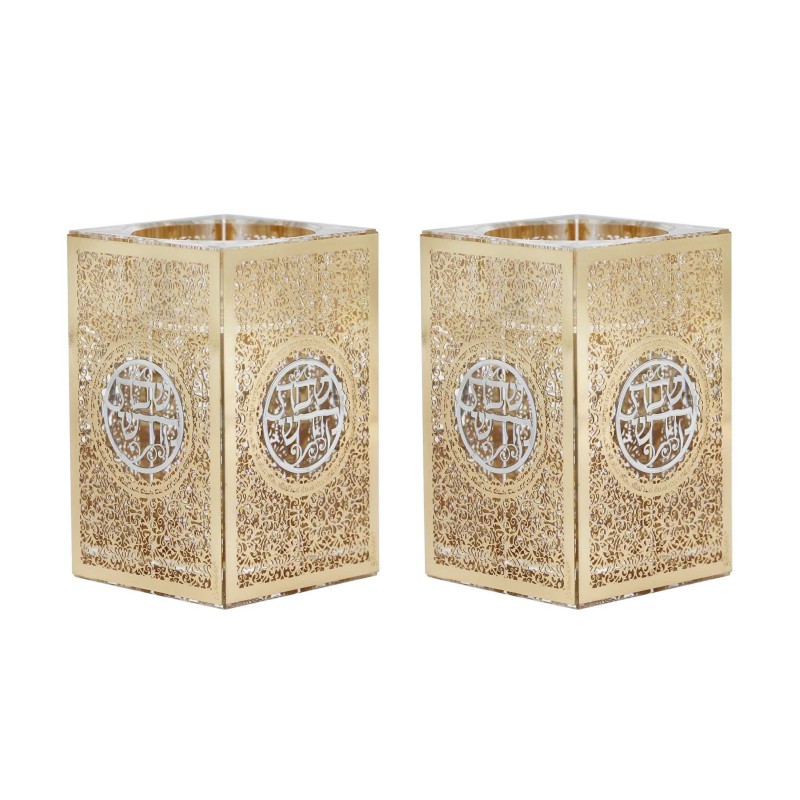 Crystal Tealight Holders - Lasercut Circular Desig | Candle Holders |