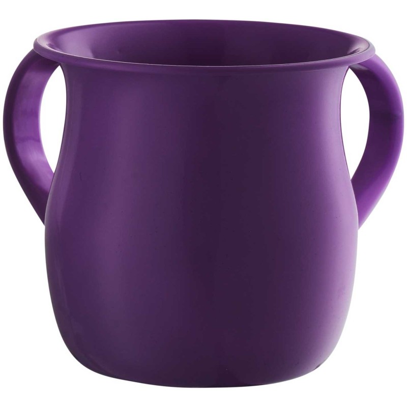 Polished Washing Cup - Purple | Washing Cups | Judaica