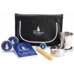 5 Piece Mini Shabbat Away Travel Set | Travel Judaica | Judaica