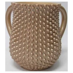 Pearled Washing Cup - Rose Gold | Washing Cups | Judaica