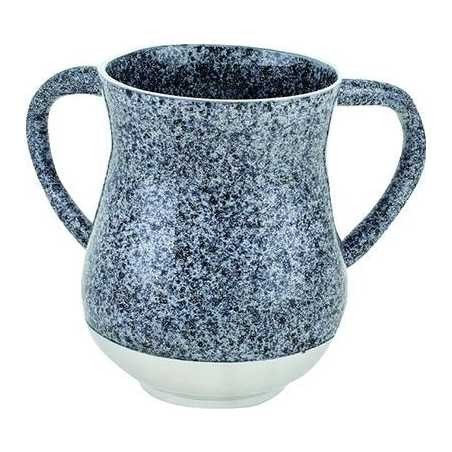 Shattered Designed Washing Cup - Blue | Washing Cups | Judaica