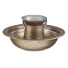 Gold Textured Washing Set | Washing Cups | Judaica